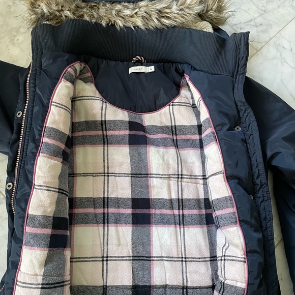 Teen winter parka in dark blue - Picture 4 of 5